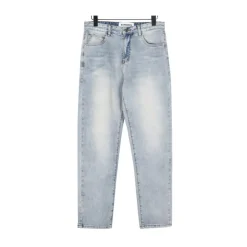 BUR Light Blue Logo Patch Denim Jeans - 362 - bbr0000362