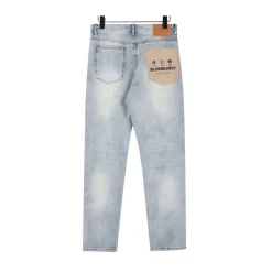 Alternative view of BUR Light Blue Logo Patch Denim Jeans - 362 - bbr0000362
