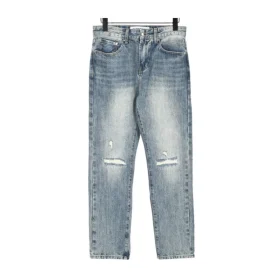 BUR Classic Crest Logo Washed Denim Jeans - 368 - bbr0000368