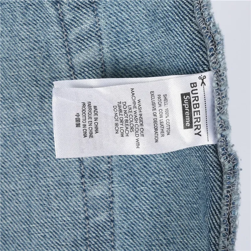 BUR Embroidered Knight Logo Washed Jeans in Blue - 369 - bbr0000369 - Image 10