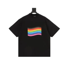 BLCG Pride Rainbow Flag T-shirt in Black - 605 - blcg0000605