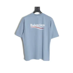 Alternative view of BLCG Campaign Logo T-shirt in Washed Blue - 585 - blcg0000585