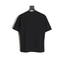 Alternative view of BLCG Paris Script Logo T-shirt in Black - 593 - blcg0000593