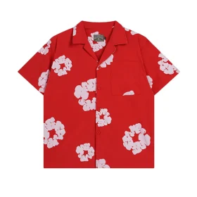 DT Red Short-Sleeve Shirts - 130 - dt0000130