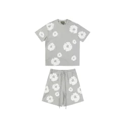 DT Set Gray Tee & Shorts - 135 - dt0000135