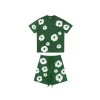 DT Set Green Tee & Shorts - 136 - dt0000136