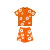 DT Set Orange Tee & Shorts - 138 - dt0000138