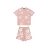 DT Set Pink Tee & Shorts - 139 - dt0000139