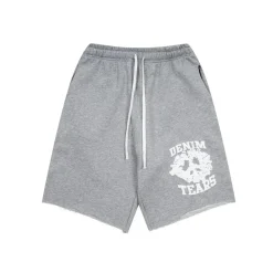 DT Gray Denim University Shorts - 146 - dt0000146