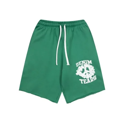 DT Green Denim University Shorts - 147 - dt0000147