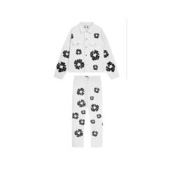 DT Set White Denim Jacket & Jeans - 159 - dt0000159