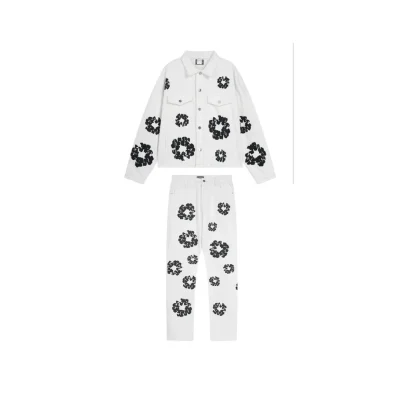 DT Set White Denim Jacket & Jeans - 159 - dt0000159