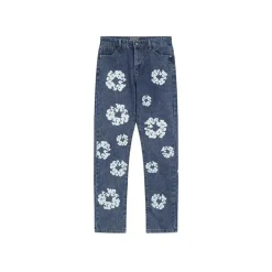 DT Cotton Wreath Light Wash Jeans - 160 - dt0000160