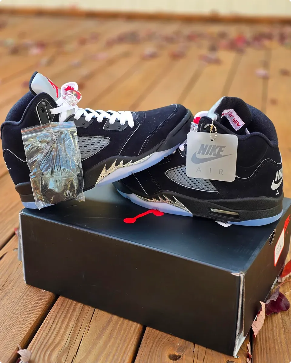 AJ 5 Black Metallic Reimagined