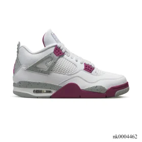 AJ 4 White Purple Cement Shoes Sneakers - nk0004462