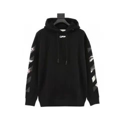 OW Caravaggio Arrows Hoodie in Black - 342 - owf0000342