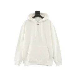 OW Stencil Arrow Hoodie in White - 352 - owf0000352