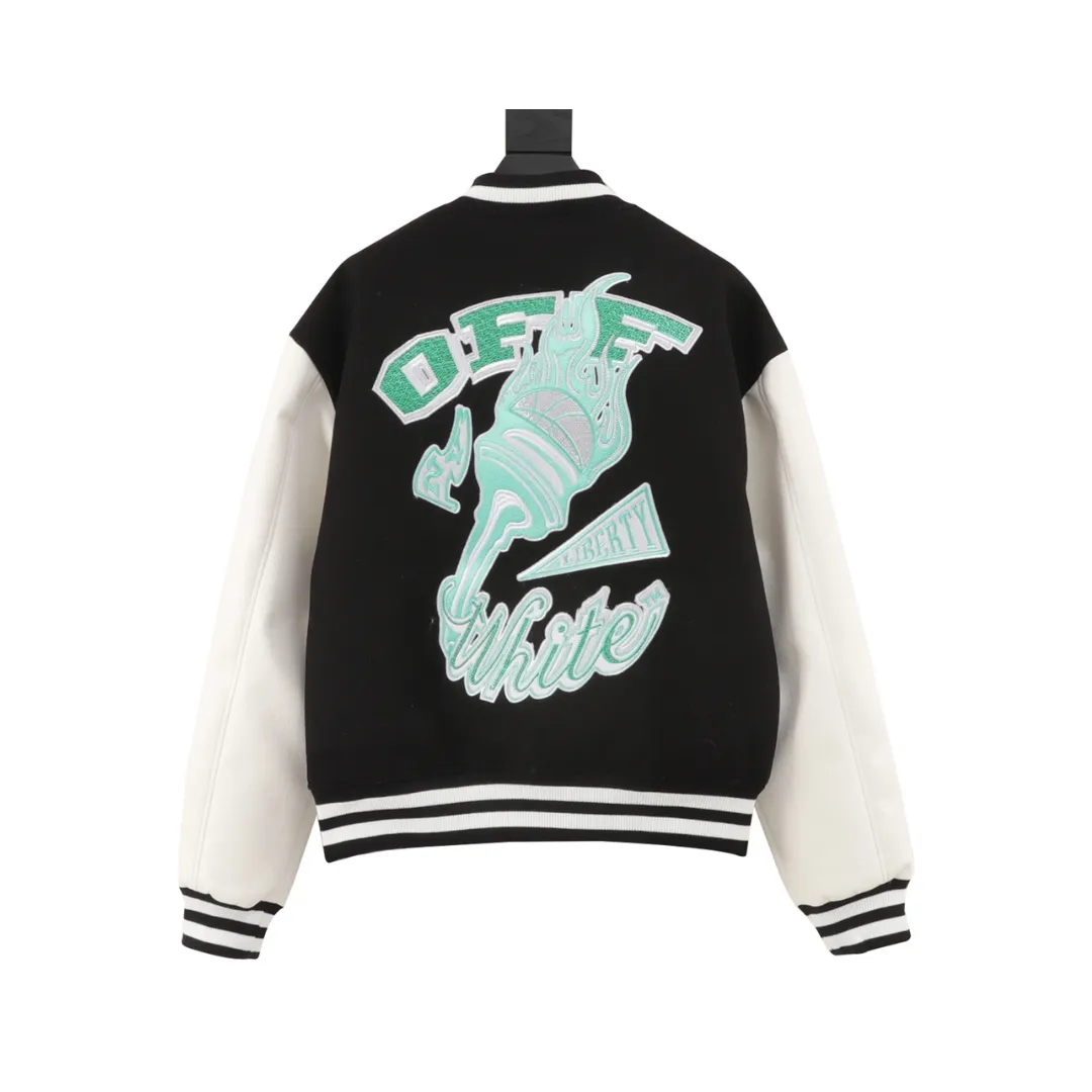 OW NY Liberty Varsity Jacket - 354 - owf0000354 - Image 2