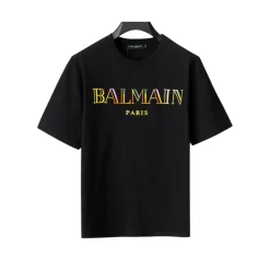 BM Vintage Embroidered T-shirt in Black - bal0000004