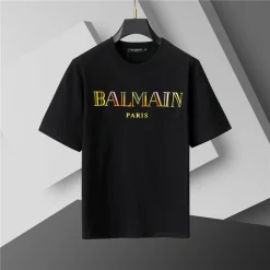 Alternative view of BM Vintage Embroidered T-shirt in Black - bal0000004