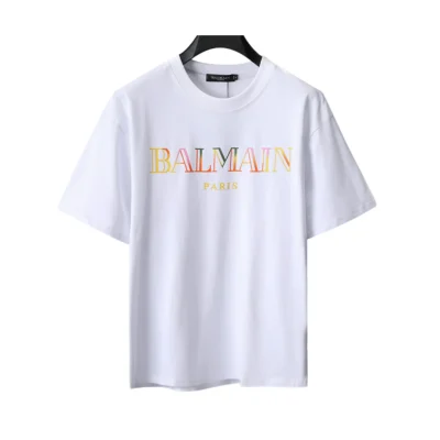 BM Vintage Embroidered T-shirt in White - bal0000005 - M