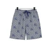 BUR All-Over Monogram Knight Shorts in Navy - 370 – bbr0000370