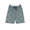 BUR Knight Monogram Shorts in Forest Green - 373 - bbr0000373