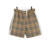 BUR Vintage Check Logo Panel Shorts - 376 - bbr0000376