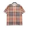 BUR Check Cotton Jacquard T-shirt in Beige - 382 - bbr0000382