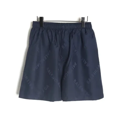 BLCG Logo-Jacquard Shorts in Navy Blue - 598 - blcg0000598 - 46