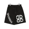 BLCG BB Graffiti Logo Shorts in Black - 610 - blcg0000610