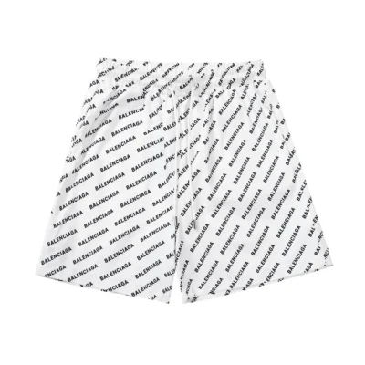 BLCG Allover Logo-Jacquard Shorts in White - 616 - blcg0000616 - S