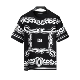 D&G Bandanna Print T-shirt in Black - 105 - dng0000105