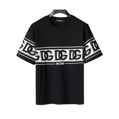 D&G Logo Milano T-shirt in Black - 110 - dng0000110 - XXL