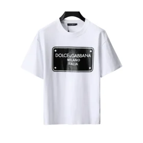 D&G Logo Print T-shirt in White - 115 - dng0000115