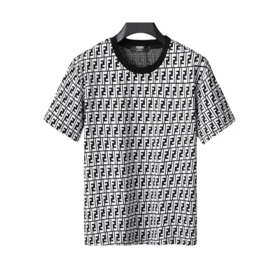 FD Diagonal FF Logo T Shirt in White - 79 - fd0000079 - M