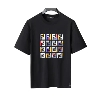 FD Logo Print T-shirt in Black - 80 - fd0000080 - M