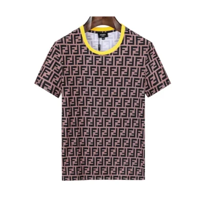 FD FF Logo Print T Shirt in Brown - 84 - fd0000084 - M