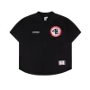 SUP Baseball Patch Jersey T-Shirt in Black - 508 - spm0000508