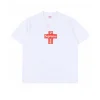 SUP Cross Box Logo T-Shirt in White - 513 - spm0000513