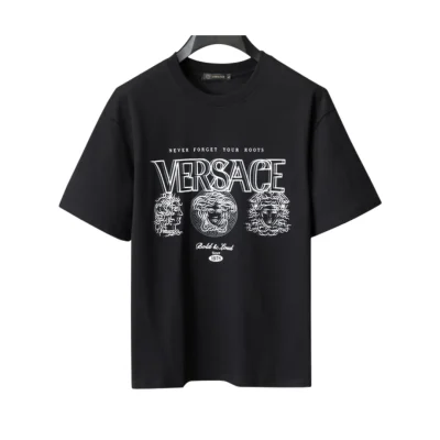 VS Medusa Logo T Shirt in Black - vs0000083 - M