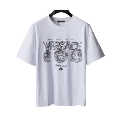VS Medusa Logo T Shirt in White - vs0000084 - M