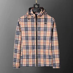 Alternative view of BUR Vintage Check Hooded Jacket - BUR0005