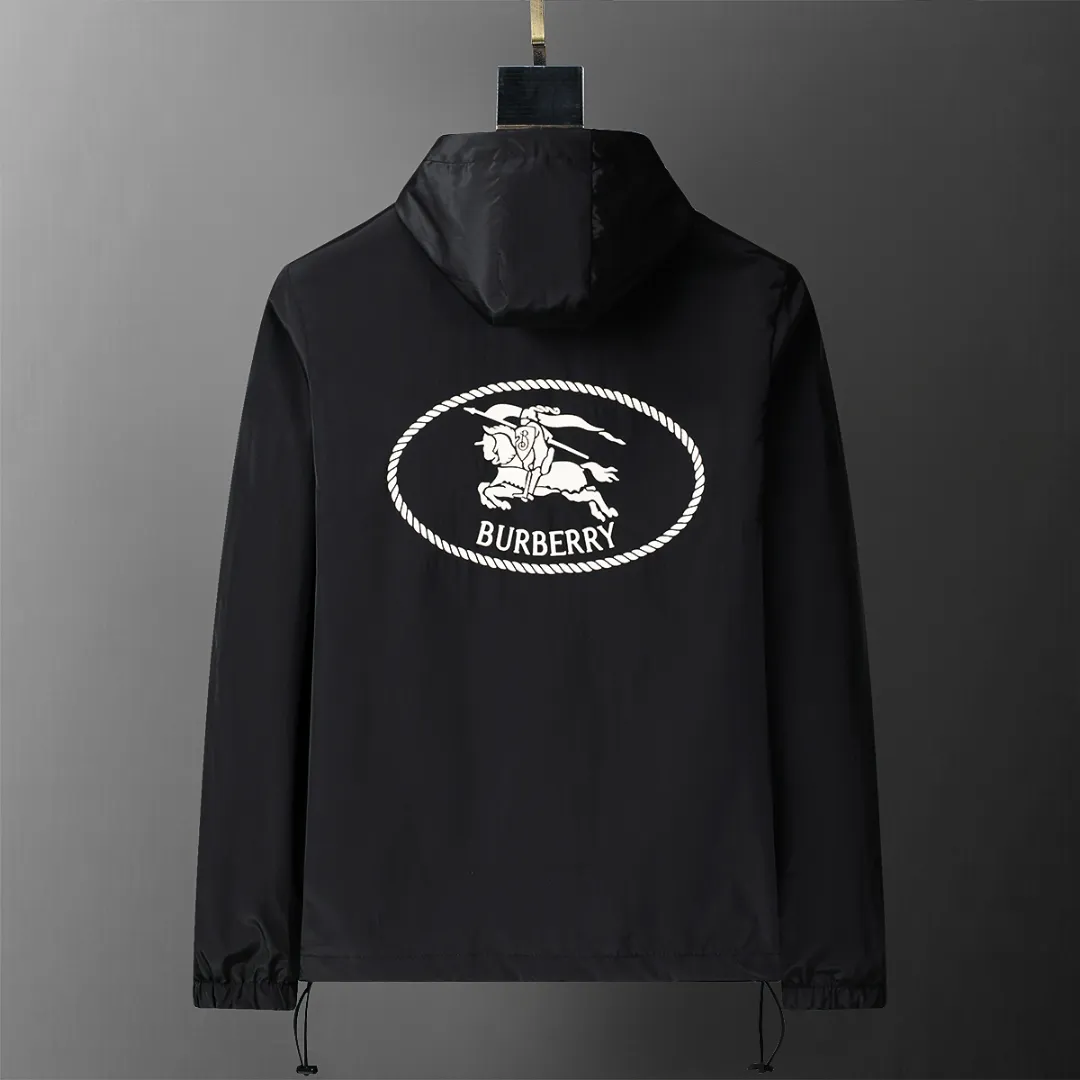 BUR Padded Nylon Hooded Jacket - BUR0006 - Image 3