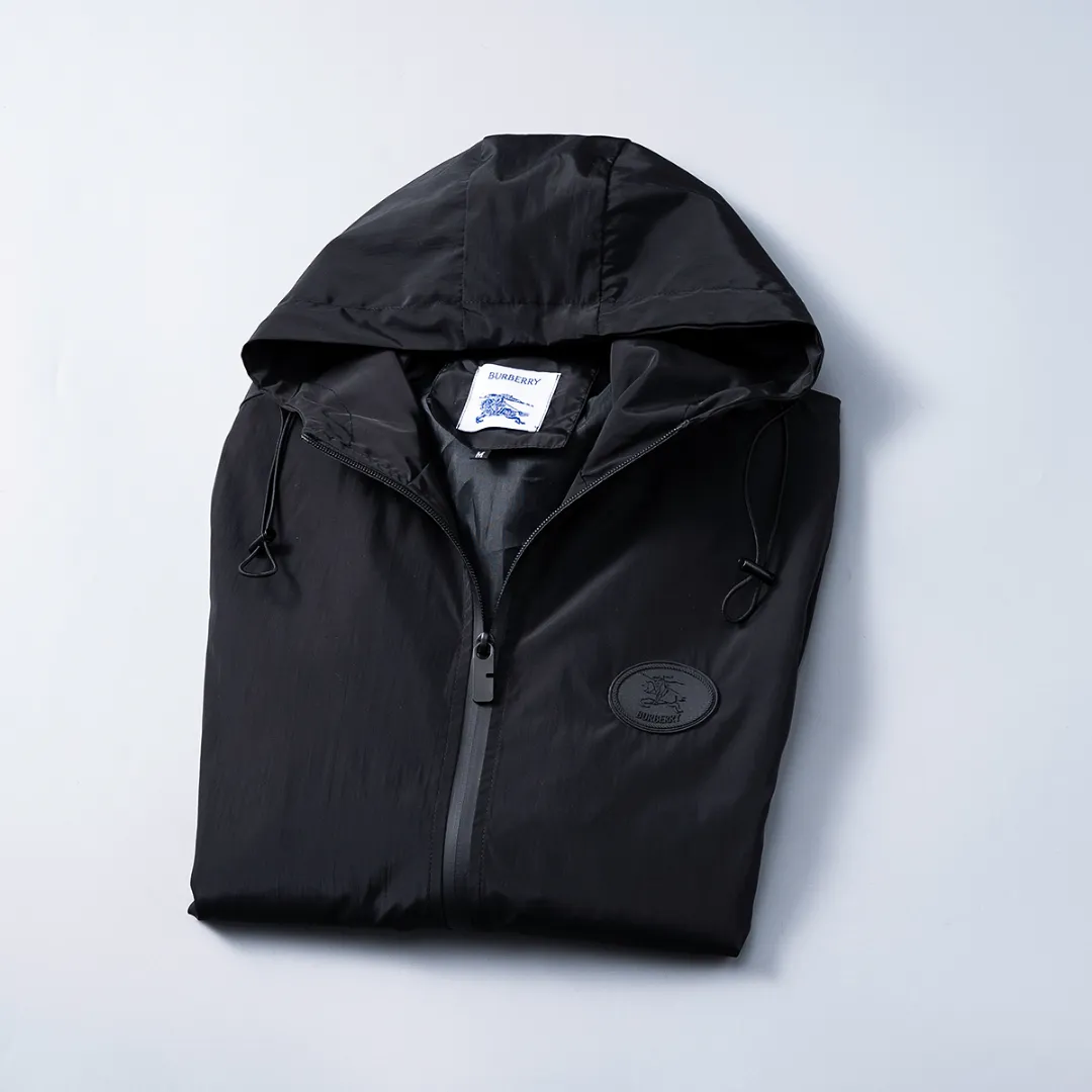 BUR Padded Nylon Hooded Jacket - BUR0006 - Image 4