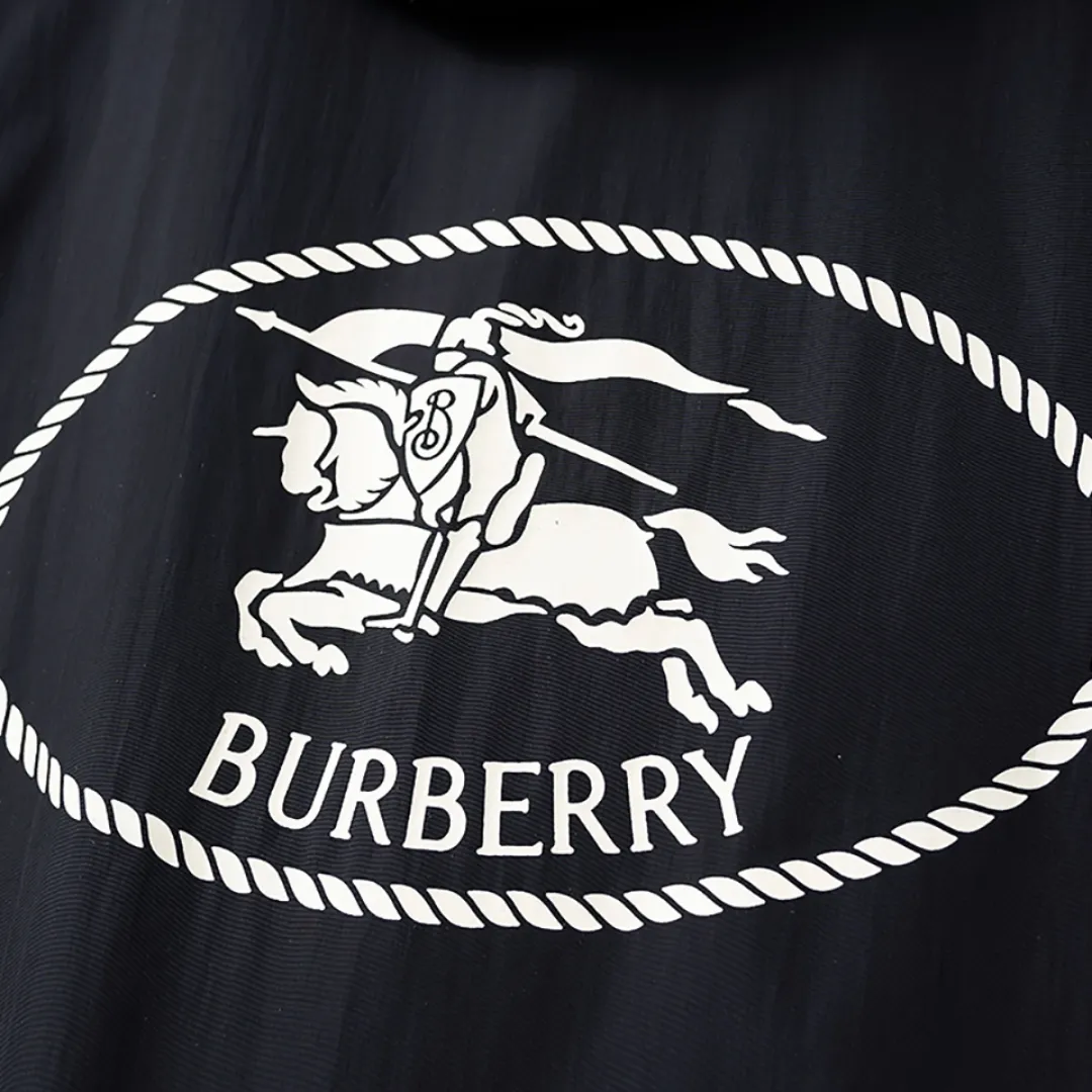 BUR Padded Nylon Hooded Jacket - BUR0006 - Image 7