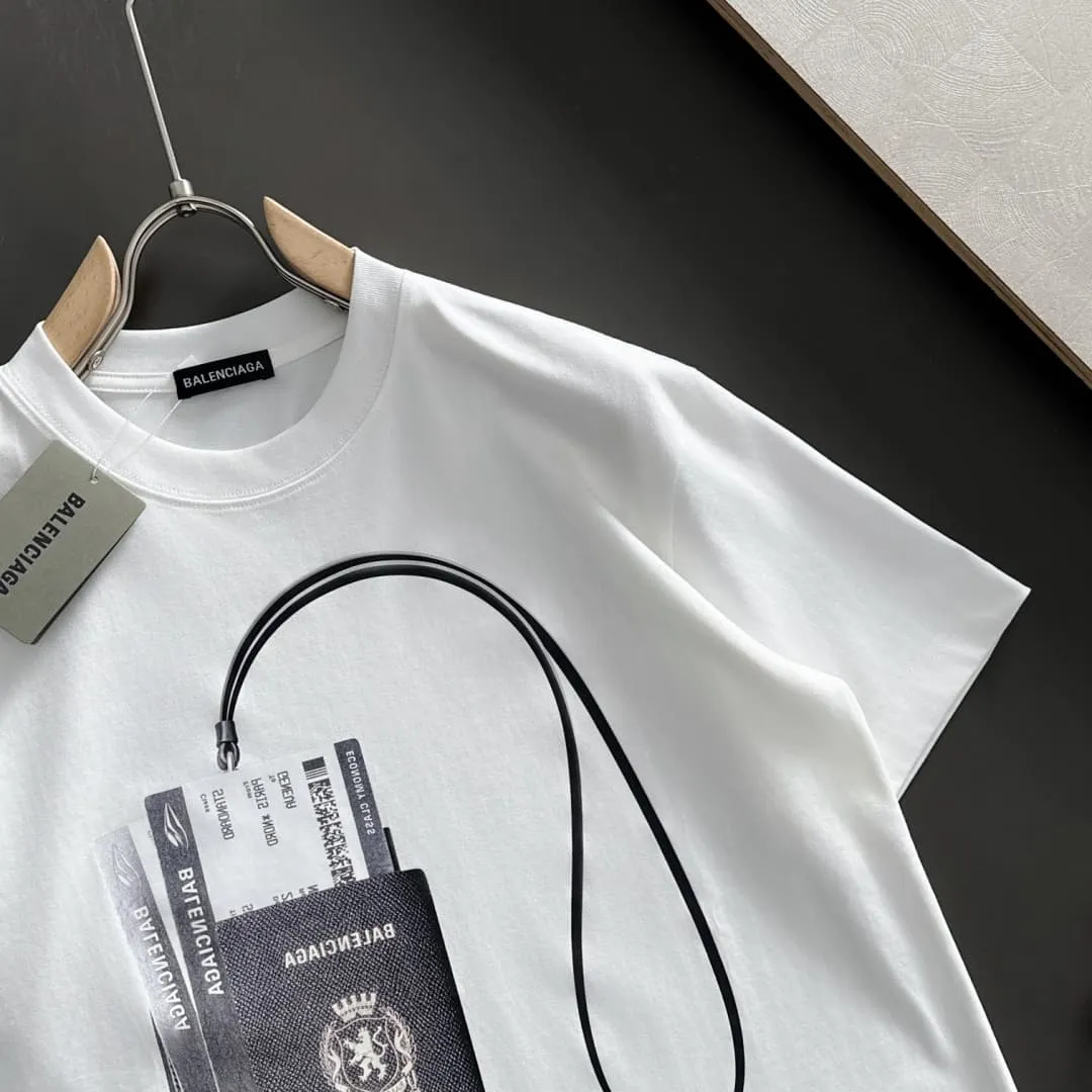 BLCG White Logo-Print Cotton T-Shirt - BLCG0005 - Image 4