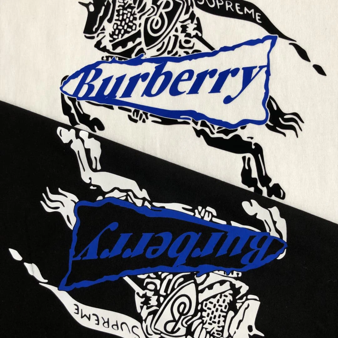 BUR Logo-Print Cotton T-Shirt - BUR0013 - Image 7