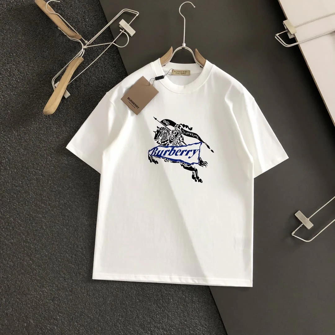 BUR Logo-Print Cotton T-Shirt - BUR0013 - Image 3