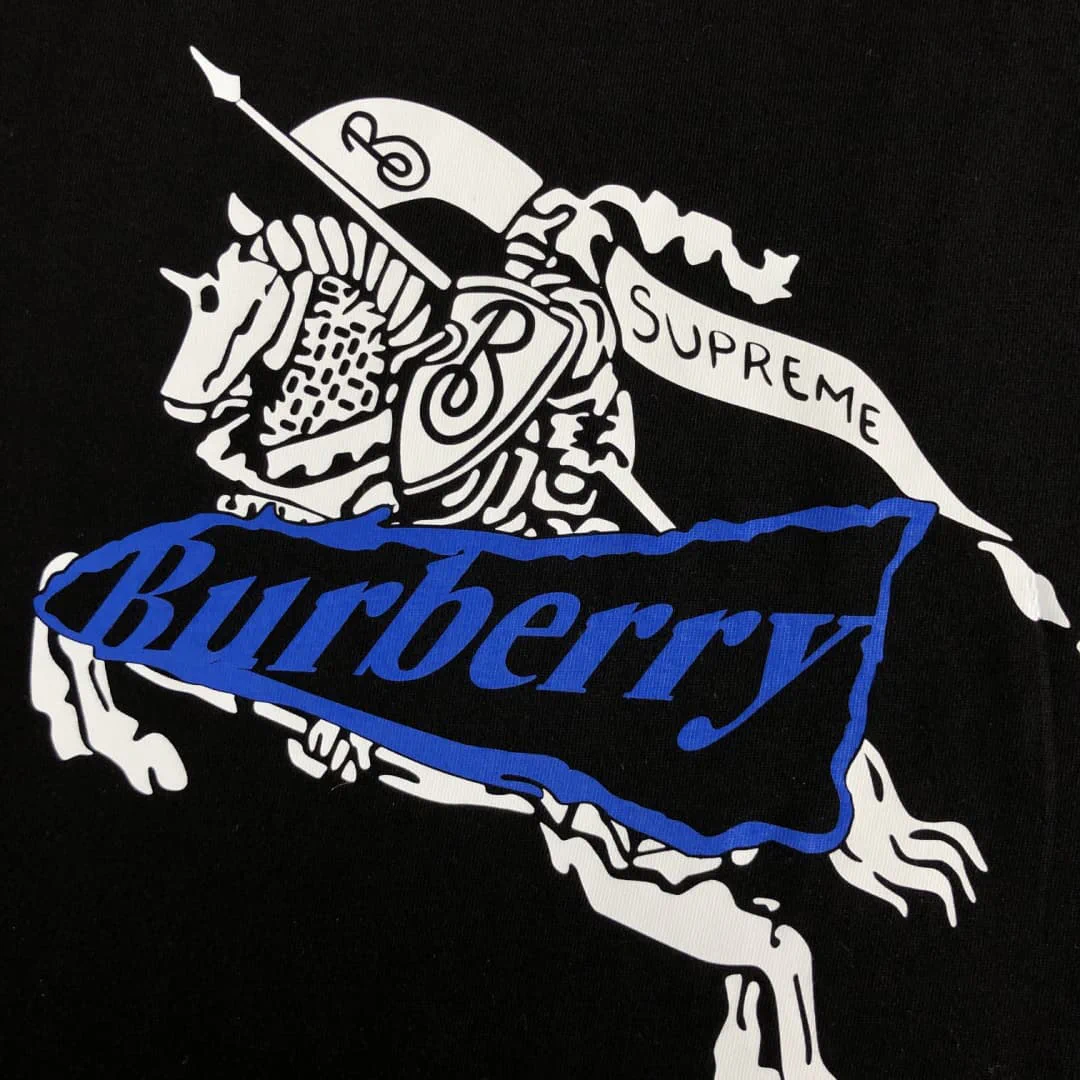 BUR Logo-Print Cotton T-Shirt - BUR0013 - Image 10